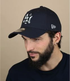 NEW ERA Wild Camo 940 NY Navy