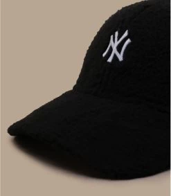 NEW ERA Wmn Teddy Cap 9Forty NY Black -NEW ERA Winkel wmn teddy cap 9forty ny black 2