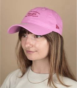 NEW ERA Wmn Washed Cap 9Twenty Pink