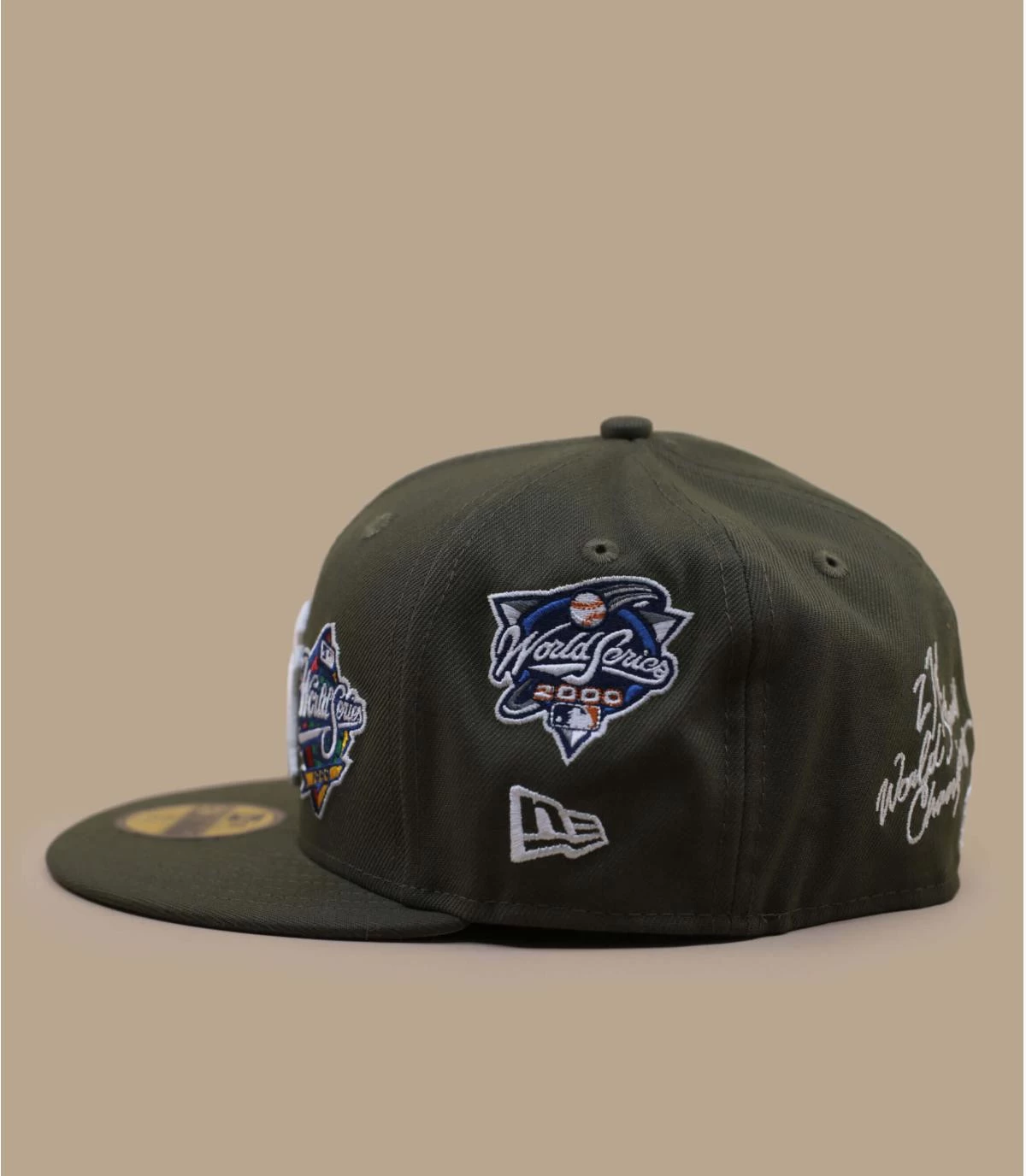 NEW ERA World Series Patch MLB Cap 59Fifty NY Olive 5 NEW ERA World Series Patch MLB Cap 59Fifty NY Olive - Afbeelding 3