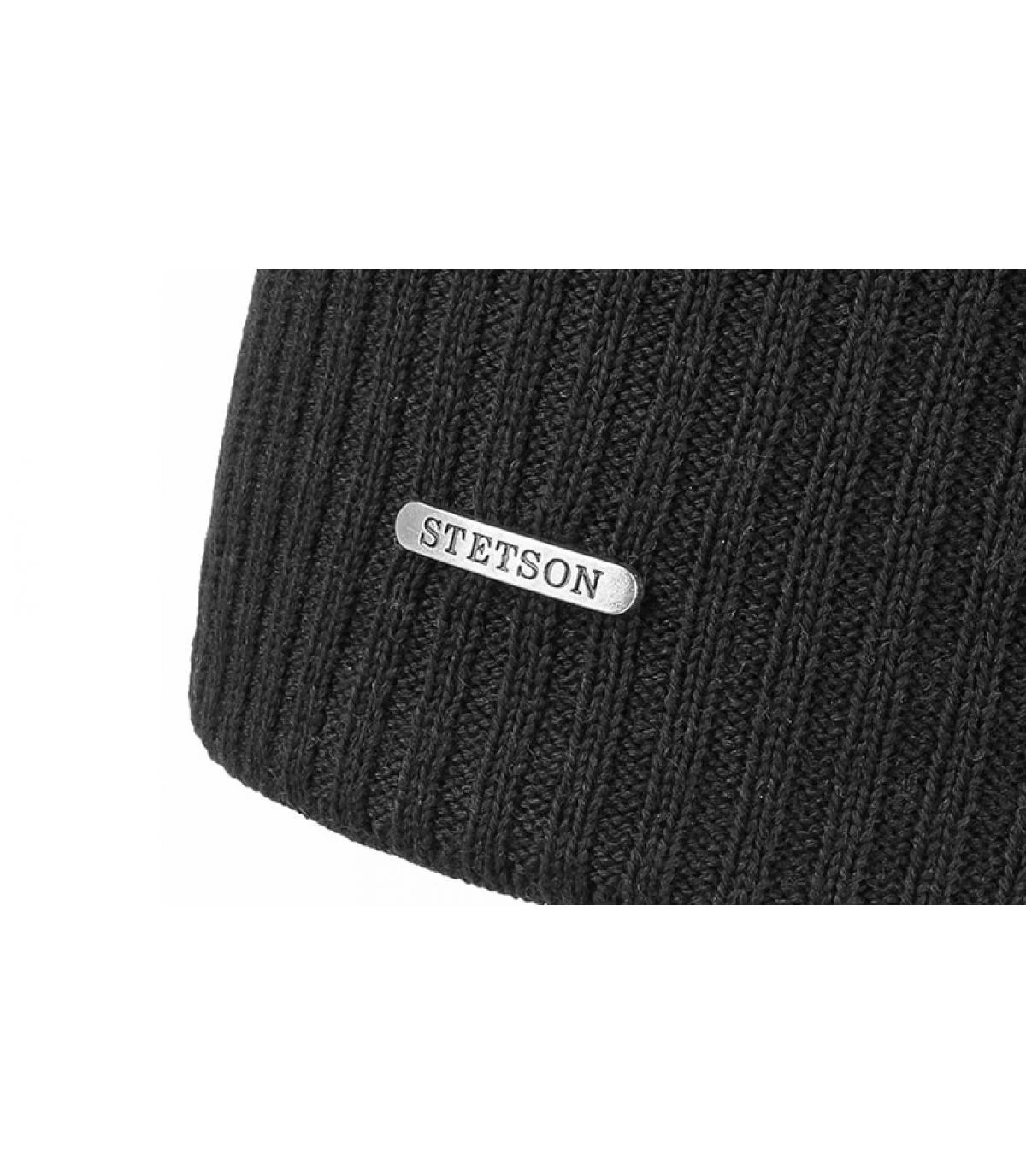Stetson Beanie Oversized WV Merino Anthracite 5 Stetson Beanie Oversized WV Merino Anthracite - Afbeelding 3