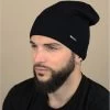 Stetson Beanie Oversized WV Merino Black -NEW ERA Winkel beanie oversized wv merino black