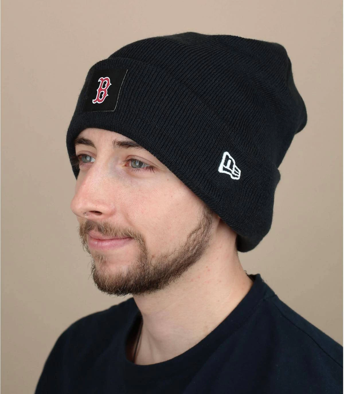 NEW ERA Beanie Team Cuff Boston Navy 3 NEW ERA Beanie Team Cuff Boston Navy