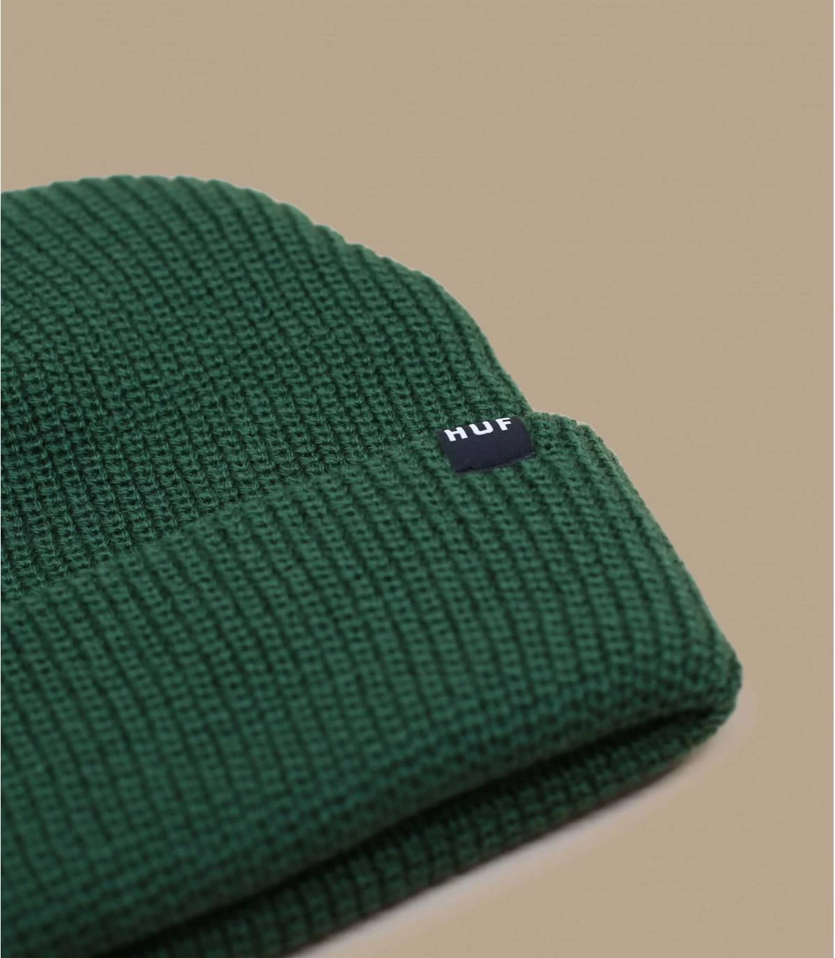 HUF Essentials Usual Beanie Forest Green 3 HUF Essentials Usual Beanie Forest Green