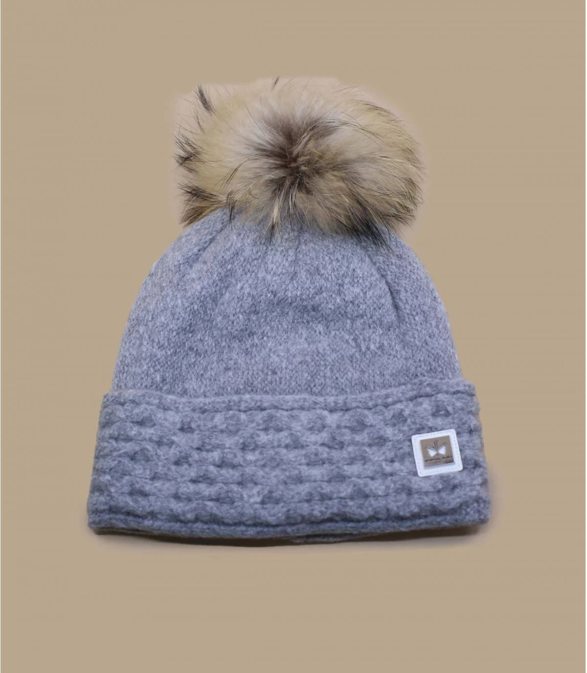 Evelina Real Fur Light Grey 4 Evelina Real Fur Light Grey - Afbeelding 2