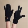Barts Fijn Gebreide Handschoenen Zwart -NEW ERA Winkel fine knitted gloves blackThin20zwarte20handschoenen20Fine20Knitted20Gloves20black