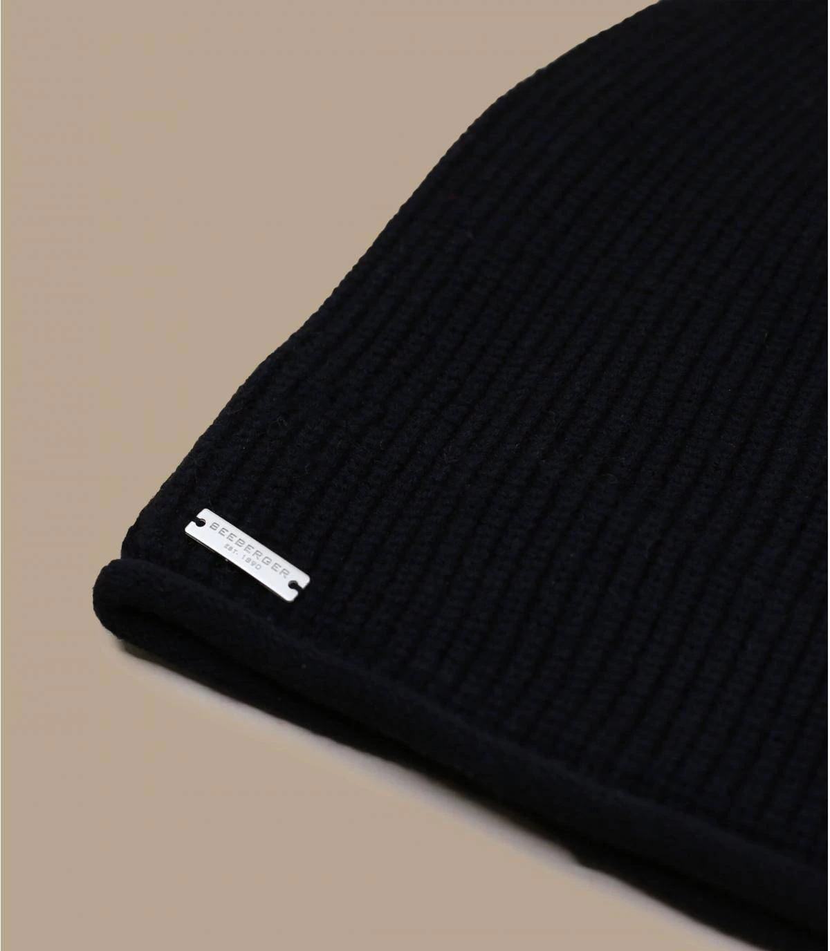 Seeberger Headsock In Recycled Yarn Black 4 Seeberger Headsock In Recycled Yarn Black - Afbeelding 2