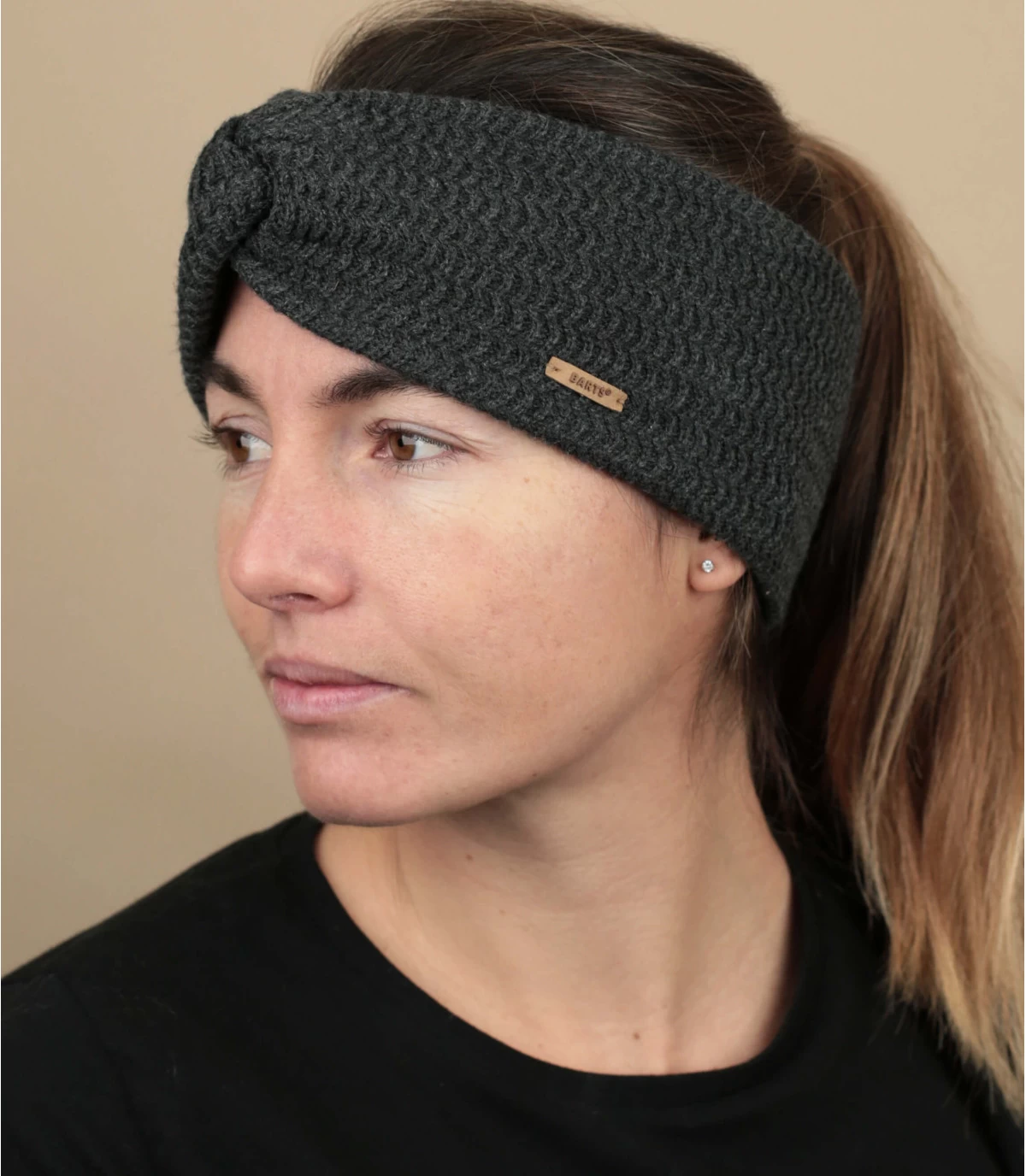 Barts Jonni Headband Charcoal 3 Barts Jonni Headband Charcoal