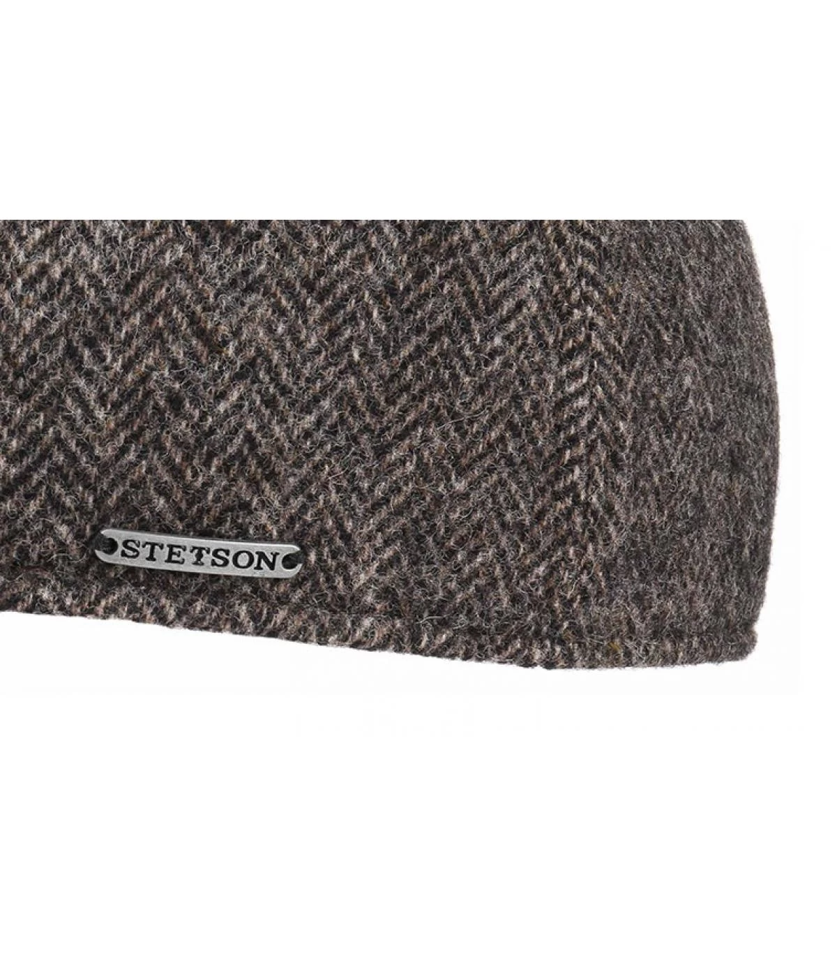 Stetson Texas Woolrich Herringbone Grey 5 Stetson Texas Woolrich Herringbone Grey - Afbeelding 3