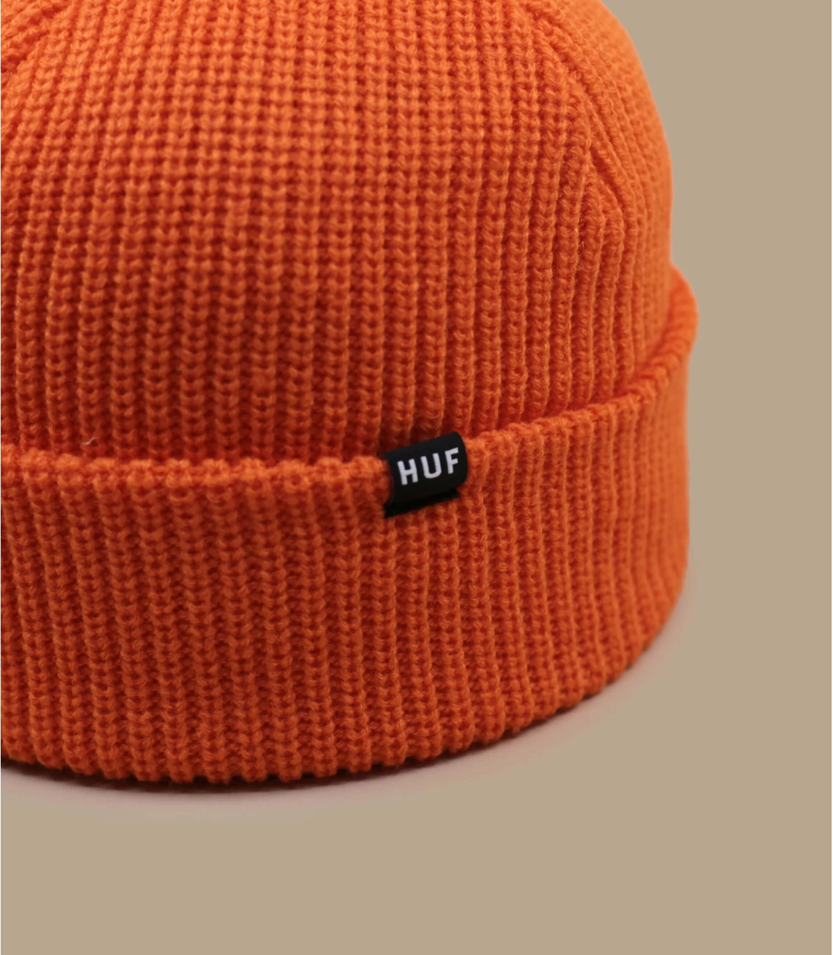 HUF Usual Beanie Safety Orange 4 HUF Usual Beanie Safety Orange - Afbeelding 2