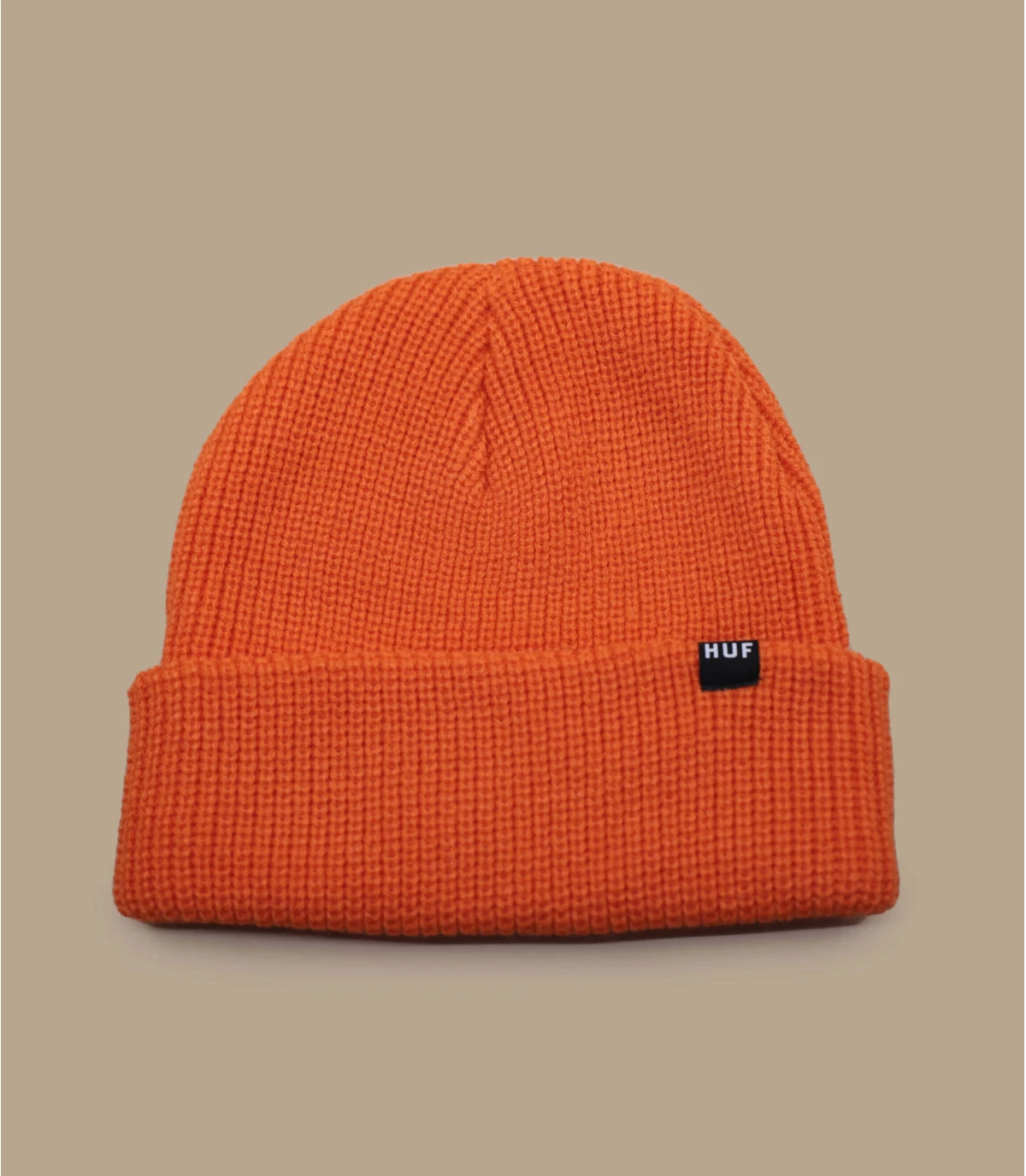 HUF Usual Beanie Safety Orange 5 HUF Usual Beanie Safety Orange - Afbeelding 3