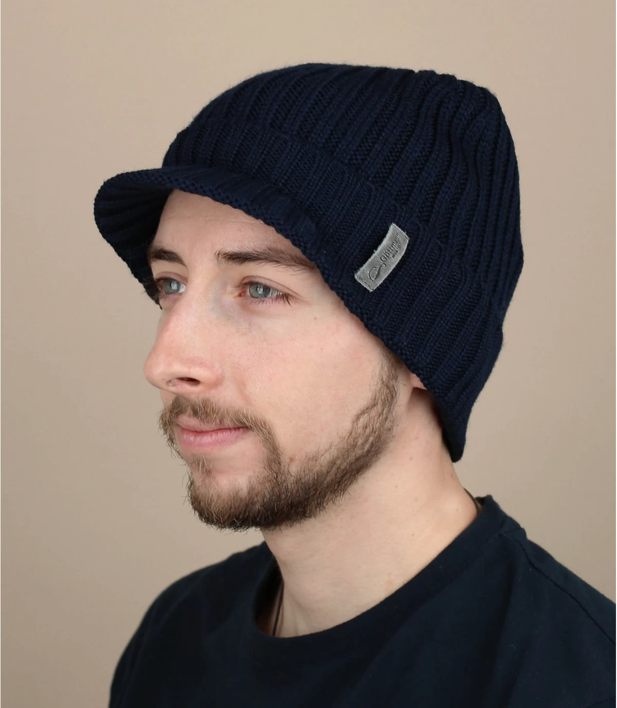 Visor Beanie Navy 3 Visor Beanie Navy