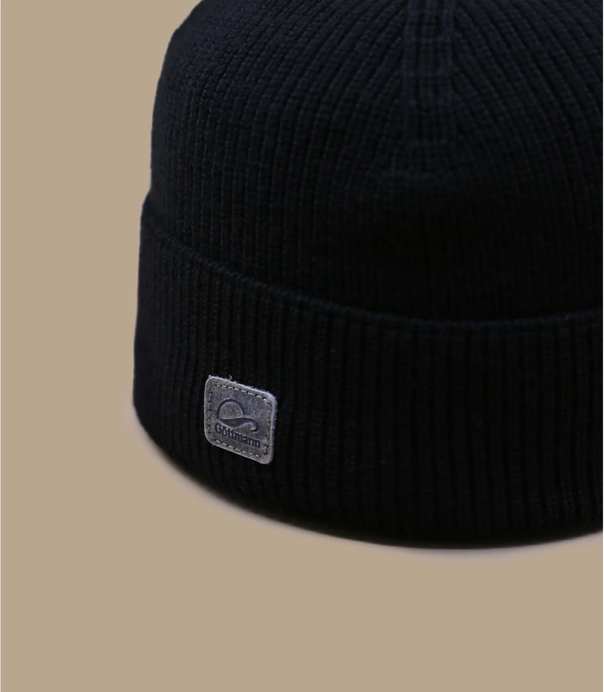 Wool Beanie Black 5 Wool Beanie Black - Afbeelding 3